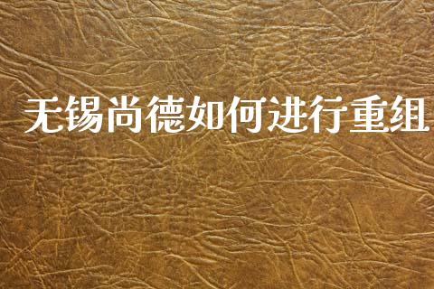 无锡尚德如何进行重组_https://www.fcdydaikuan.com_德指期货直播_第1张