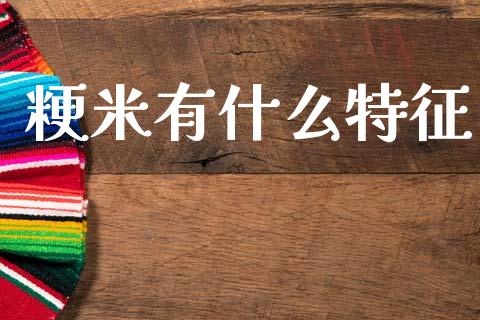 粳米有什么特征_https://www.fcdydaikuan.com_德指期货直播_第1张