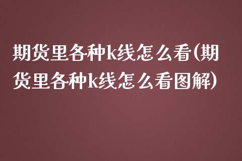 期货里各种k线怎么看(期货里各种k线怎么看图解)_https://www.fcdydaikuan.com_恒指期货直播_第1张