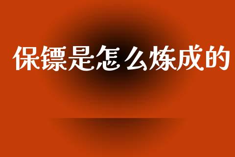 保镖是怎么炼成的_https://www.fcdydaikuan.com_德指期货直播_第1张