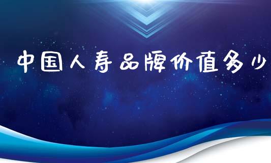 中国人寿品牌价值多少_https://www.fcdydaikuan.com_恒生指数直播室_第1张