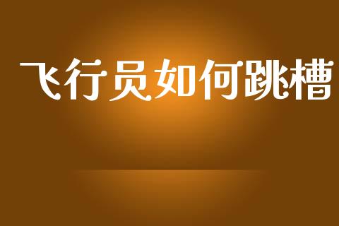 飞行员如何跳槽_https://www.fcdydaikuan.com_德指期货直播_第1张