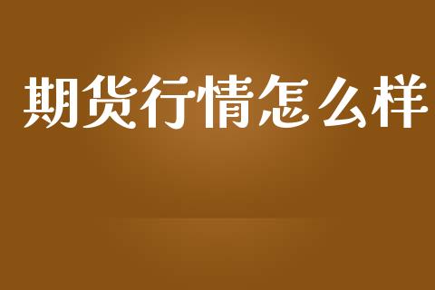 期货行情怎么样_https://www.fcdydaikuan.com_德指期货直播_第1张
