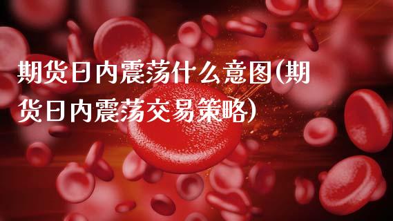 期货日内震荡什么意图(期货日内震荡交易策略)_https://www.fcdydaikuan.com_黄金期货直播_第1张