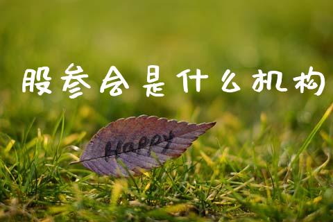 股参会是什么机构_https://www.fcdydaikuan.com_黄金期货直播_第1张