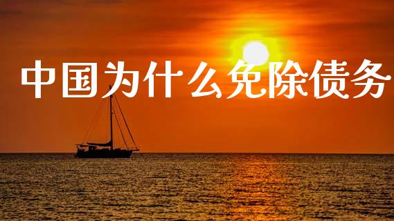 中国为什么免除债务_https://www.fcdydaikuan.com_黄金期货直播_第1张