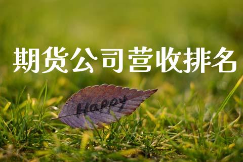 期货公司营收排名_https://www.fcdydaikuan.com_恒指期货直播_第1张