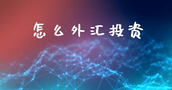 怎么外汇投资_https://www.fcdydaikuan.com_德指期货直播_第1张