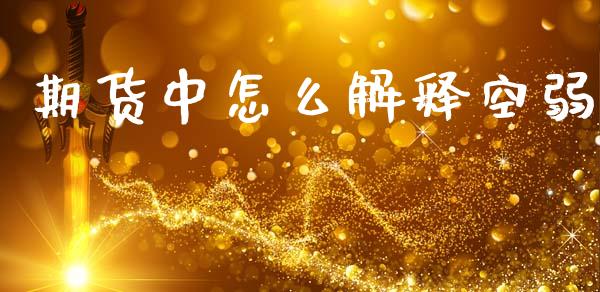 期货中怎么解释空弱_https://www.fcdydaikuan.com_恒生指数直播室_第1张