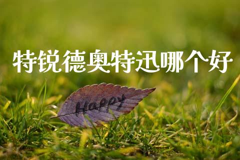 特锐德奥特迅哪个好_https://www.fcdydaikuan.com_黄金期货直播_第1张