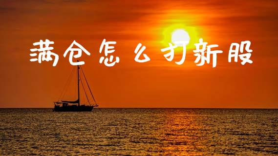 满仓怎么打新股_https://www.fcdydaikuan.com_黄金期货直播_第1张