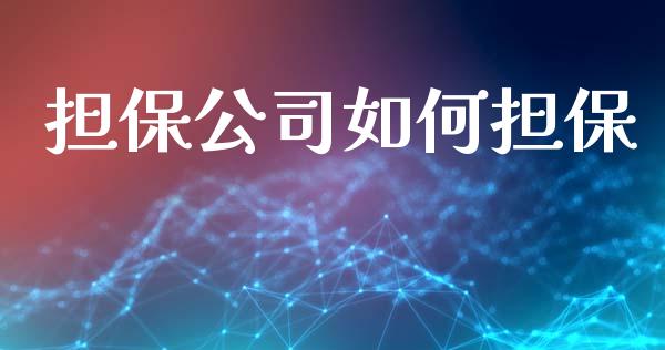担保公司如何担保_https://www.fcdydaikuan.com_黄金期货直播_第1张