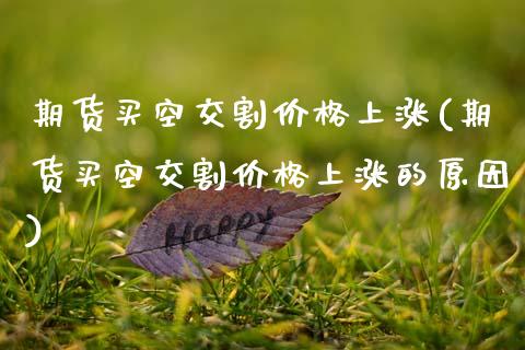 期货买空交割价格上涨(期货买空交割价格上涨的原因)_https://www.fcdydaikuan.com_黄金期货直播_第1张