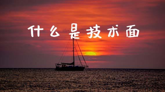 什么是技术面_https://www.fcdydaikuan.com_黄金期货直播_第1张