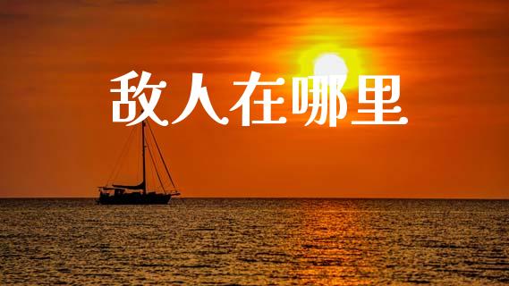 敌人在哪里_https://www.fcdydaikuan.com_黄金期货直播_第1张
