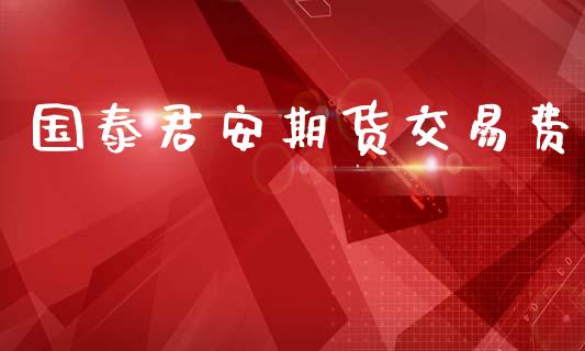 国泰君安期货交易费_https://www.fcdydaikuan.com_德指期货直播_第1张