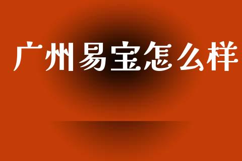 广州易宝怎么样_https://www.fcdydaikuan.com_德指期货直播_第1张