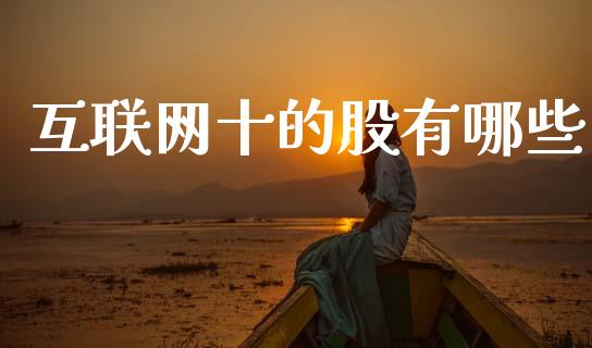 互联网十的股有哪些_https://www.fcdydaikuan.com_恒指期货直播_第1张