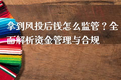 拿到风投后钱怎么监管?全面解析资金管理与合规_恒指期货直播_第1张_恒生指数直播室_恒指期货直播_德指期货直播_黄金期货直播 拿到风投后钱怎么监管?全面解析资金管理与合规_https://www.fcdydaikuan.com_恒指期货直播_第1张