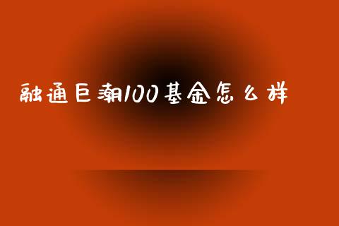 融通巨潮100基金怎么样_https://www.fcdydaikuan.com_恒生指数直播室_第1张