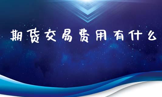 期货交易费用有什么_https://www.fcdydaikuan.com_恒生指数直播室_第1张