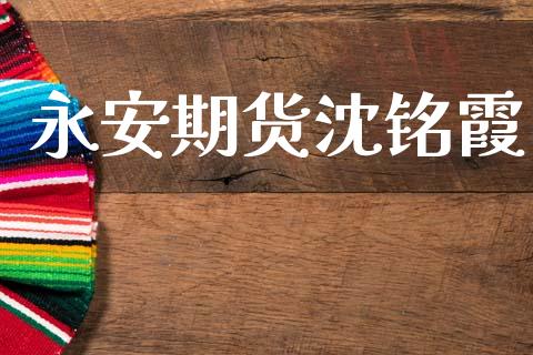 永安期货沈铭霞_https://www.fcdydaikuan.com_黄金期货直播_第1张