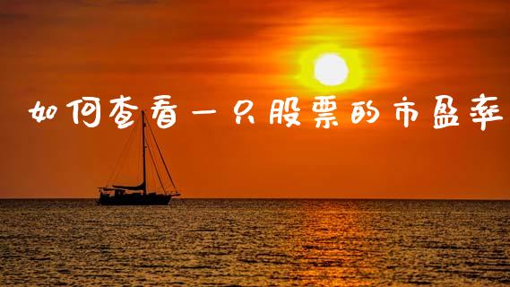 如何查看一只股票的市盈率_https://www.fcdydaikuan.com_恒生指数直播室_第1张