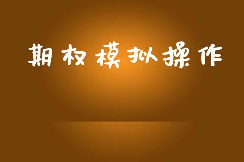 期权模拟操作_https://www.fcdydaikuan.com_恒生指数直播室_第1张