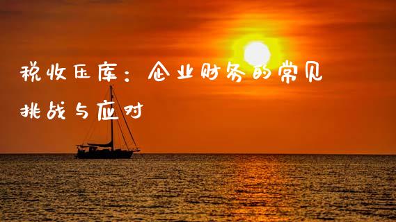 税收压库：企业财务的常见挑战与应对_https://www.fcdydaikuan.com_恒指期货直播_第1张