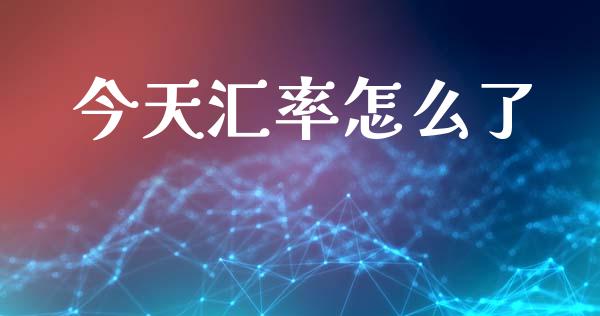 今天汇率怎么了_https://www.fcdydaikuan.com_德指期货直播_第1张