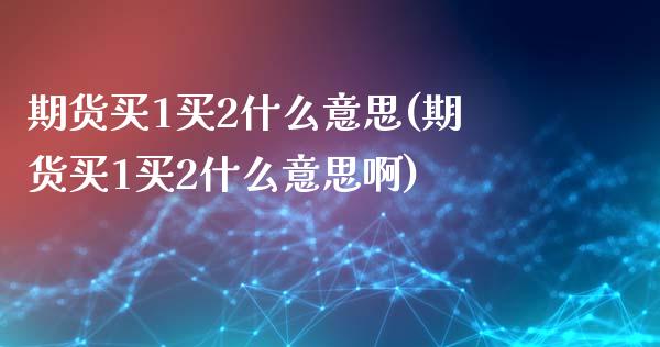 期货买1买2什么意思(期货买1买2什么意思啊)_https://www.fcdydaikuan.com_恒生指数直播室_第1张
