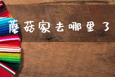 蘑菇家去哪里了_https://www.fcdydaikuan.com_德指期货直播_第1张