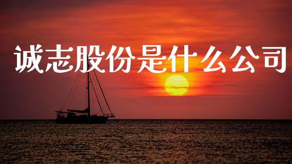 诚志股份是什么公司_https://www.fcdydaikuan.com_德指期货直播_第1张