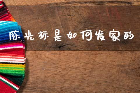 陈光标是如何发家的_https://www.fcdydaikuan.com_恒指期货直播_第1张