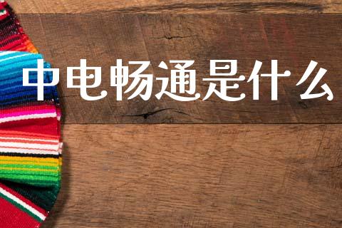 中电畅通是什么_https://www.fcdydaikuan.com_恒生指数直播室_第1张