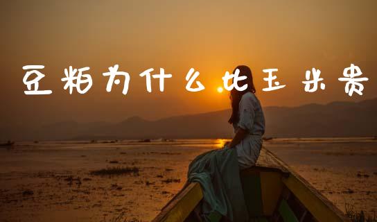 豆粕为什么比玉米贵_https://www.fcdydaikuan.com_恒指期货直播_第1张