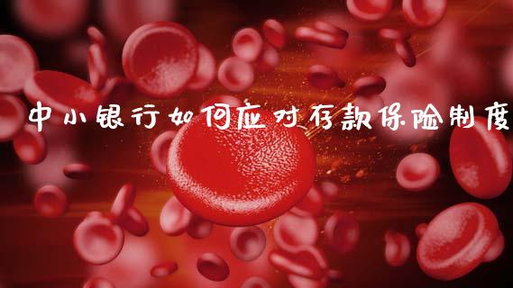 中小银行如何应对存款保险制度_https://www.fcdydaikuan.com_恒指期货直播_第1张
