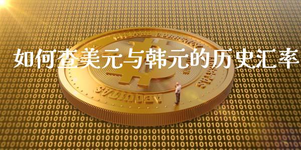 如何查美元与韩元的历史汇率_https://www.fcdydaikuan.com_德指期货直播_第1张