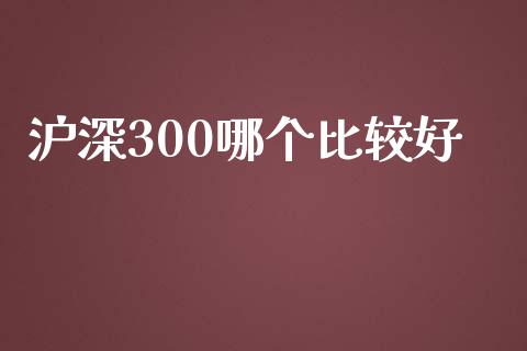 沪深300哪个比较好_https://www.fcdydaikuan.com_恒生指数直播室_第1张