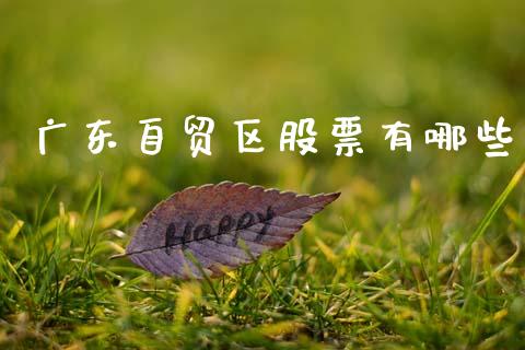 广东自贸区股票有哪些_https://www.fcdydaikuan.com_德指期货直播_第1张