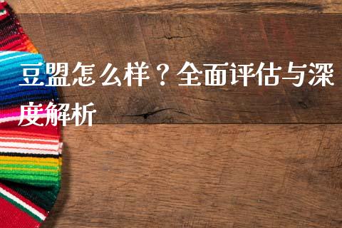 豆盟怎么样？全面评估与深度解析_https://www.fcdydaikuan.com_黄金期货直播_第1张