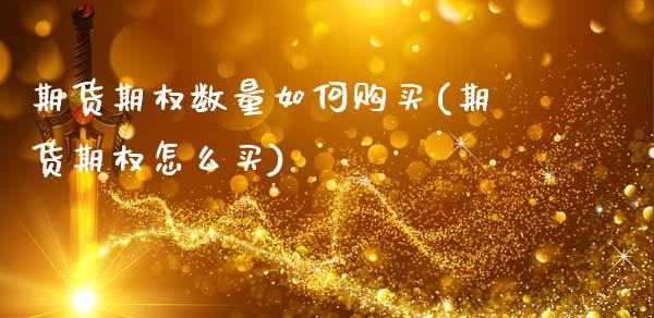 期货期权数量如何购买(期货期权怎么买)_https://www.fcdydaikuan.com_德指期货直播_第1张