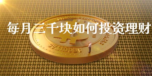 每月三千块如何投资理财_https://www.fcdydaikuan.com_德指期货直播_第1张