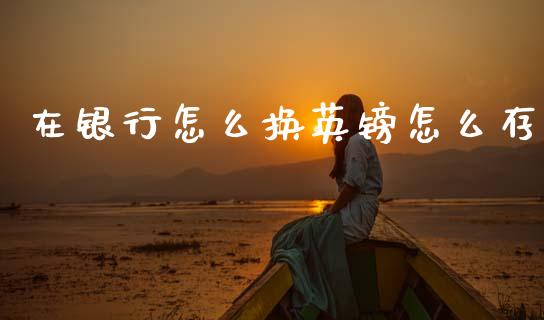 在银行怎么换英镑怎么存_https://www.fcdydaikuan.com_恒生指数直播室_第1张