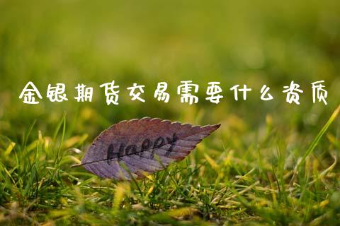 金银期货交易需要什么资质_https://www.fcdydaikuan.com_恒指期货直播_第1张