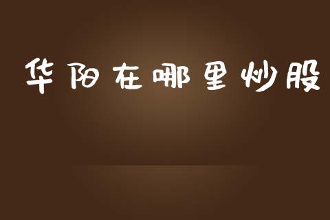华阳在哪里炒股_https://www.fcdydaikuan.com_恒生指数直播室_第1张