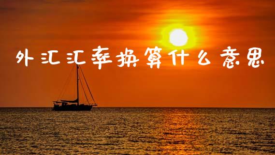 外汇汇率换算什么意思_https://www.fcdydaikuan.com_恒指期货直播_第1张