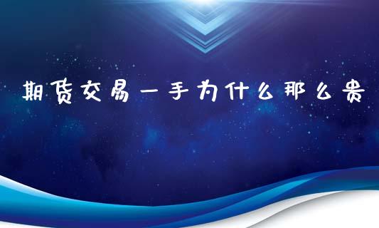 期货交易一手为什么那么贵_https://www.fcdydaikuan.com_恒指期货直播_第1张