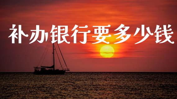 补办银行要多少钱_https://www.fcdydaikuan.com_恒指期货直播_第1张