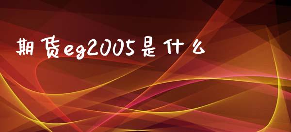 期货eg2005是什么_https://www.fcdydaikuan.com_黄金期货直播_第1张